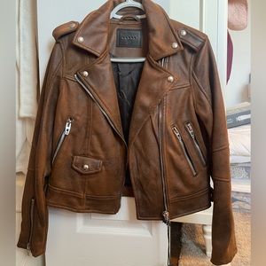 Faux suede jacket